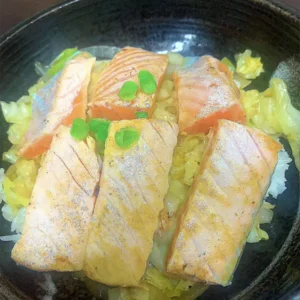 Salmon Teriyaki Don