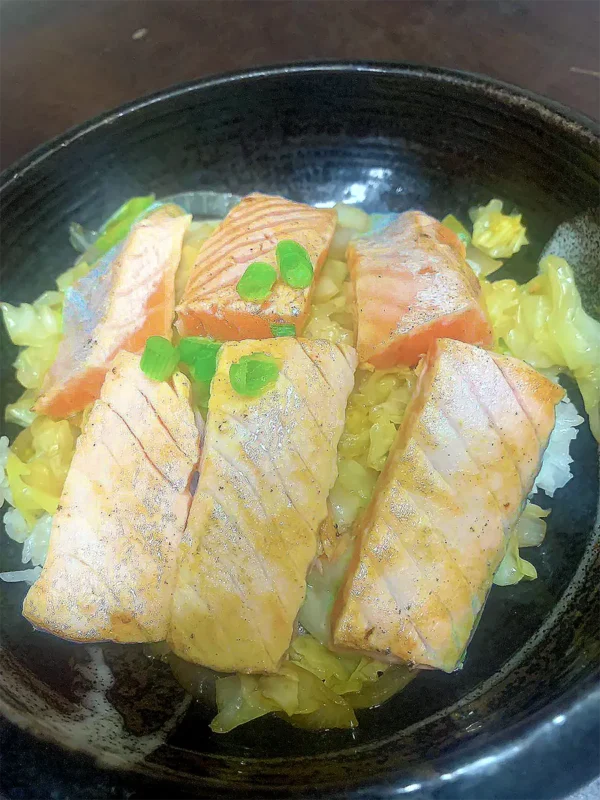 Salmon Teriyaki Don